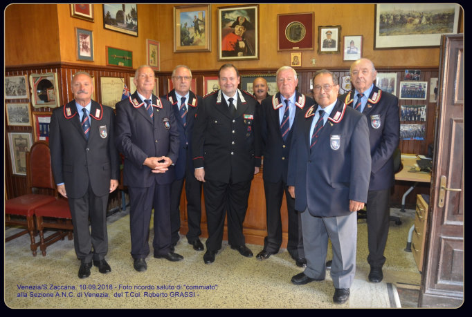Cerimonia di Commiato del T.Col. Roberto Grassi